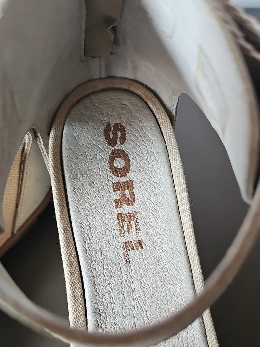 SOREL Women's JOANIE II Velcro Ankle Strap Wedge Zipper Heel Sandal  Size 10